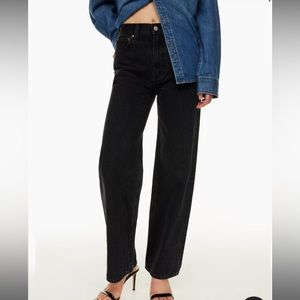 Aritzia Denim Forum Farrah Hi-Rise Wide Jean